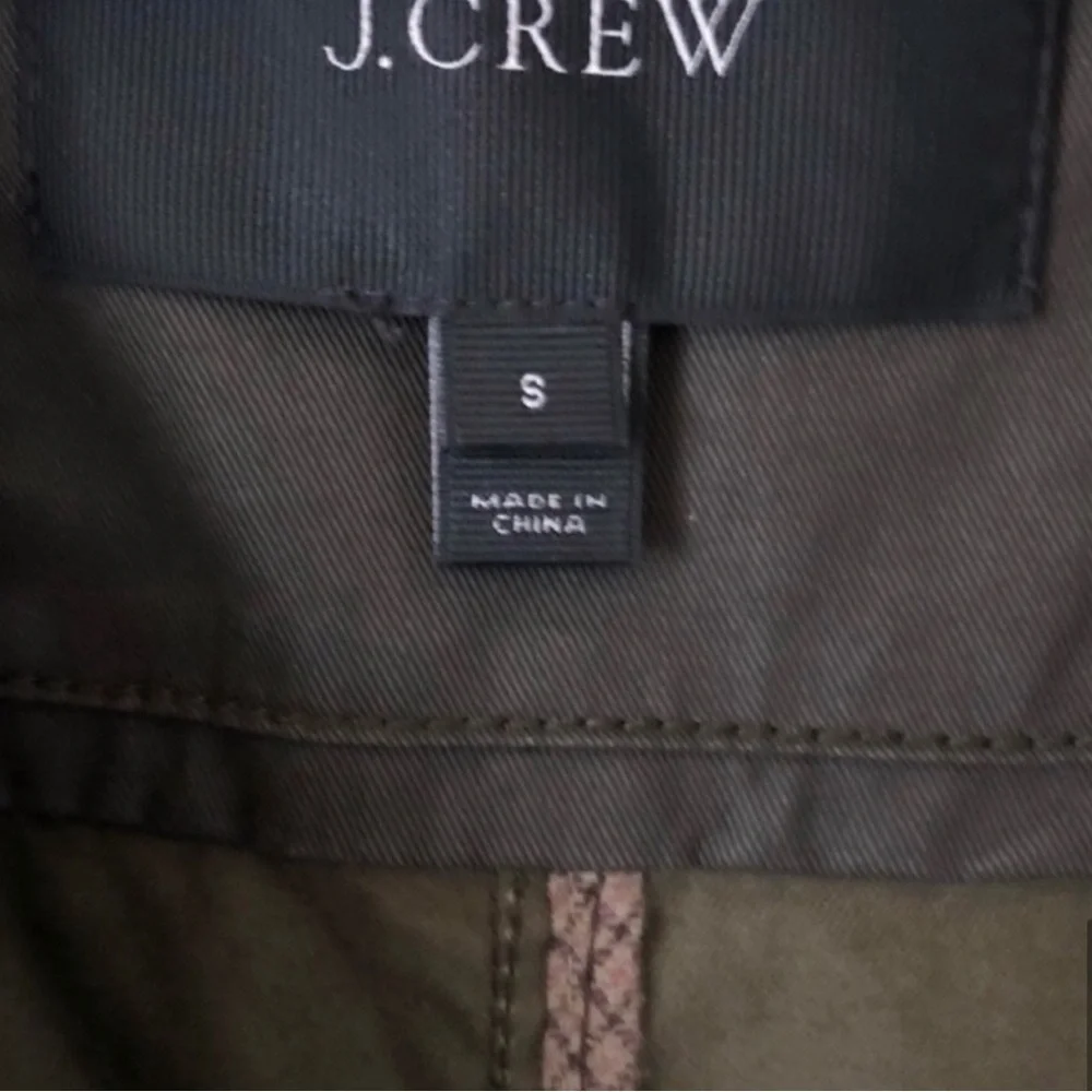 J Crew | Olive Green Khaki Downtown Field Jacket Small